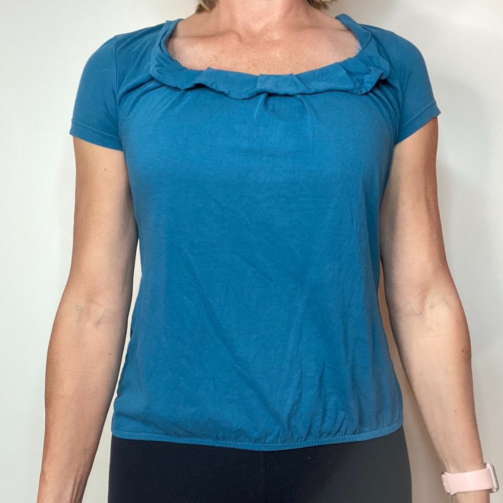 Blue Ruffel T-Shirt
